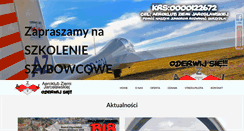 Desktop Screenshot of aeroklub.jaroslaw.pl