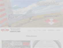 Tablet Screenshot of aeroklub.jaroslaw.pl