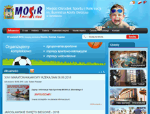 Tablet Screenshot of mosir.jaroslaw.pl